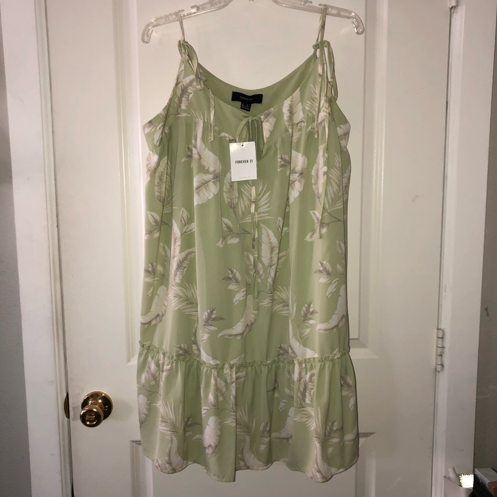 Forever 21 plus size sage baby doll dress